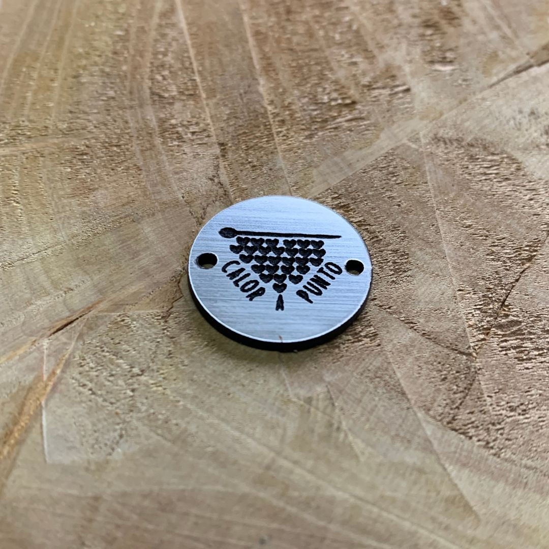 Etiquetas Metalizadas 2x2 cm - 500