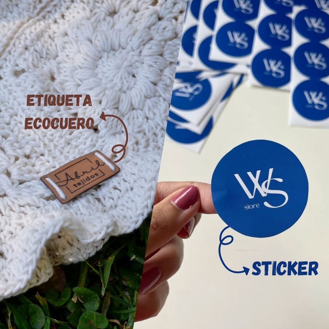 Etiquetas y stickers personalizados que hacen que tu producto se vea de marca